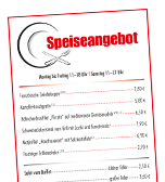 Speise Karte - Möbel Schulze Restaurants