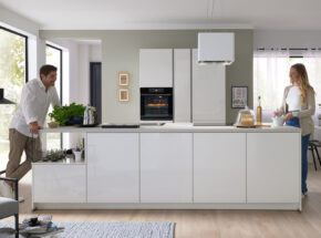 Culineo Kueche C648 Inselkueche Weiss Hochglanz Glaszarge M4831320153749763 003