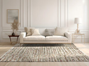 Handwebteppich Wiebke Schurwolle Jute 09010246
