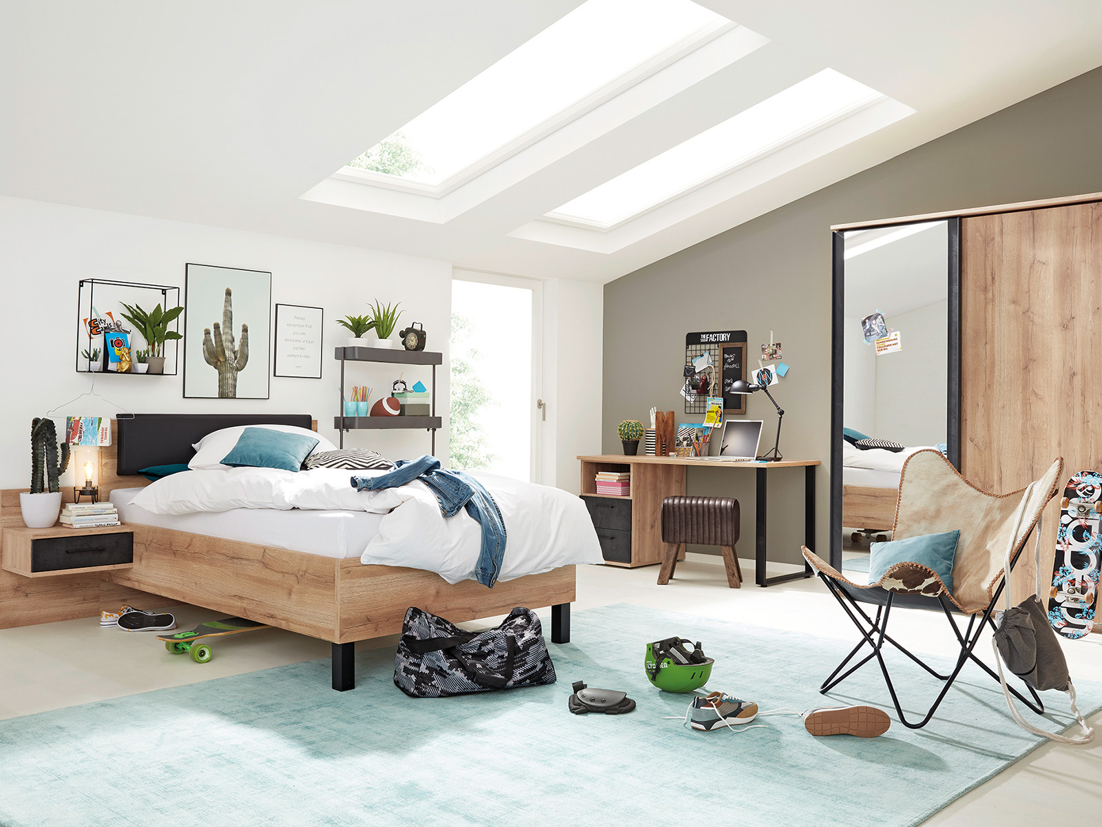 Jugendzimmer aus Interliving Serie 1701