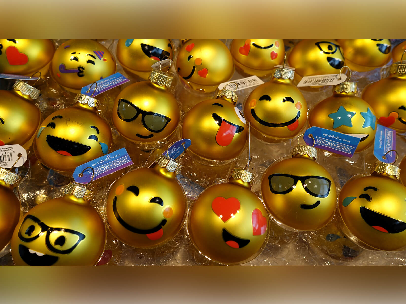 Christmas Kugel Mini Inge Mojis 4cm Weihnachtskugel Inge Glas Christbaumschmuck 60820107 