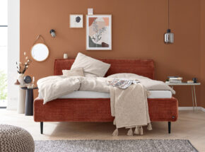 Interliving Serie 1417 | Polsterbett Chenille Monty rusty