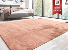Interliving Teppich R 8120 Rose Schurwolle 09360035