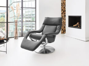 Koinor Yoko Funktionssessel Leder Classic Pepper 02400177