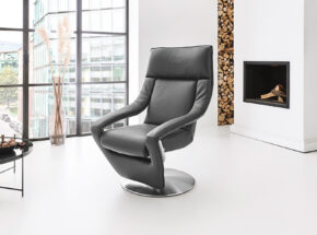 Koinor Yoko Funktionssessel Leder Classic Pepper 02400177