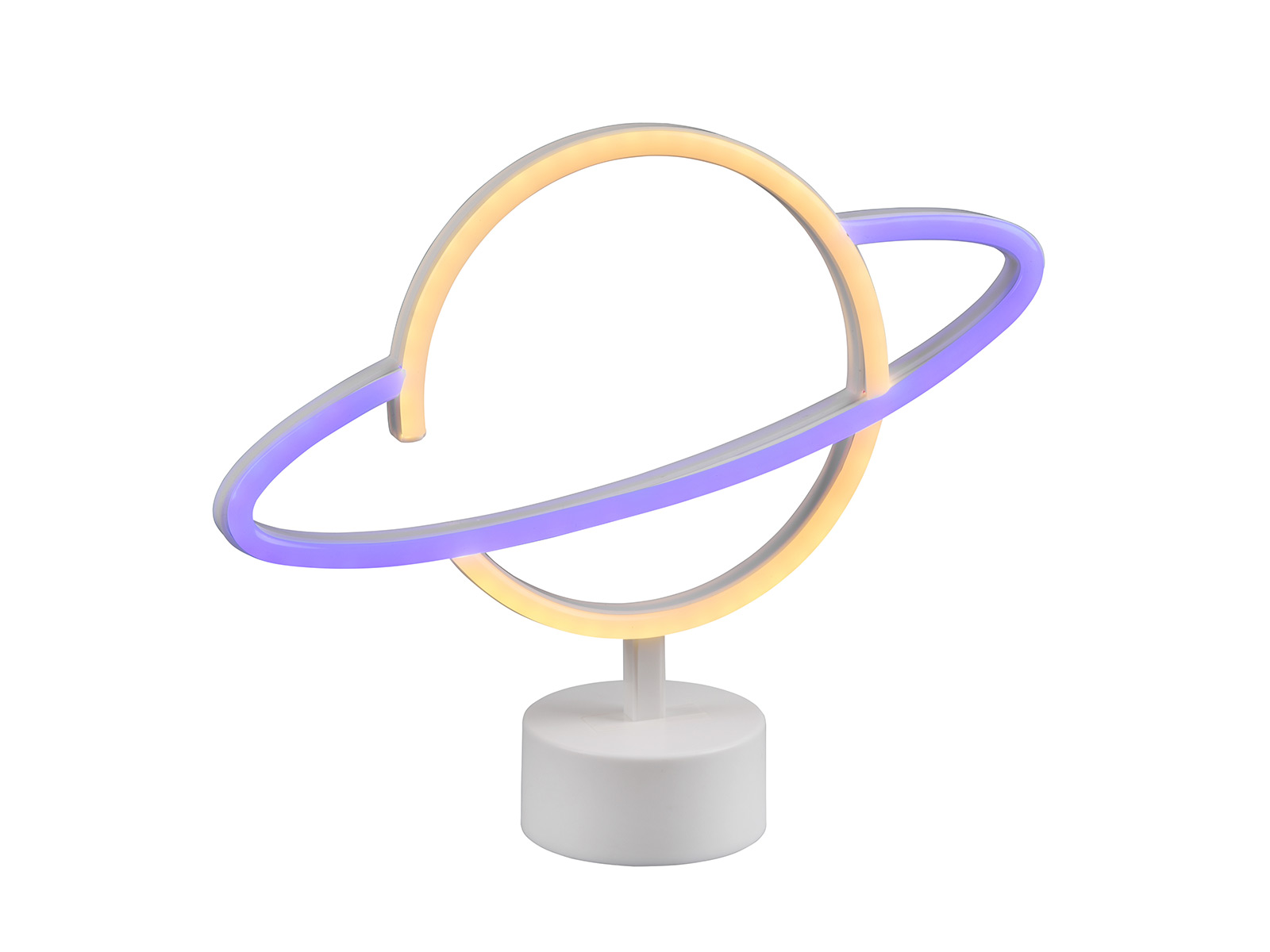 Led Tischleuchte Kunststoff Weiss Planet Reality Leuchten R55370101 45230360 03