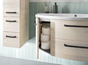 Pelipal 4010 Bad Kombination Polar Pinie Quer Nachbildung 0282034502 Stauraum