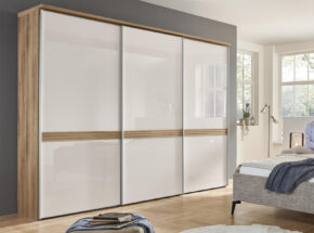 Schlafzimmer Kleiderschrank Schwebetuerenschrank Staud Sinfonie Plus Glas Elfenbein 03580028 20