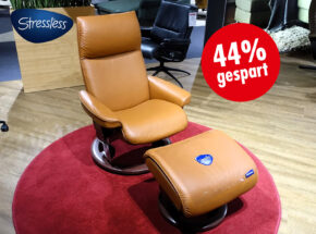 Stressless Sessel Aura Classic Echt Leder Paloma New Cognac 13150116 06 2