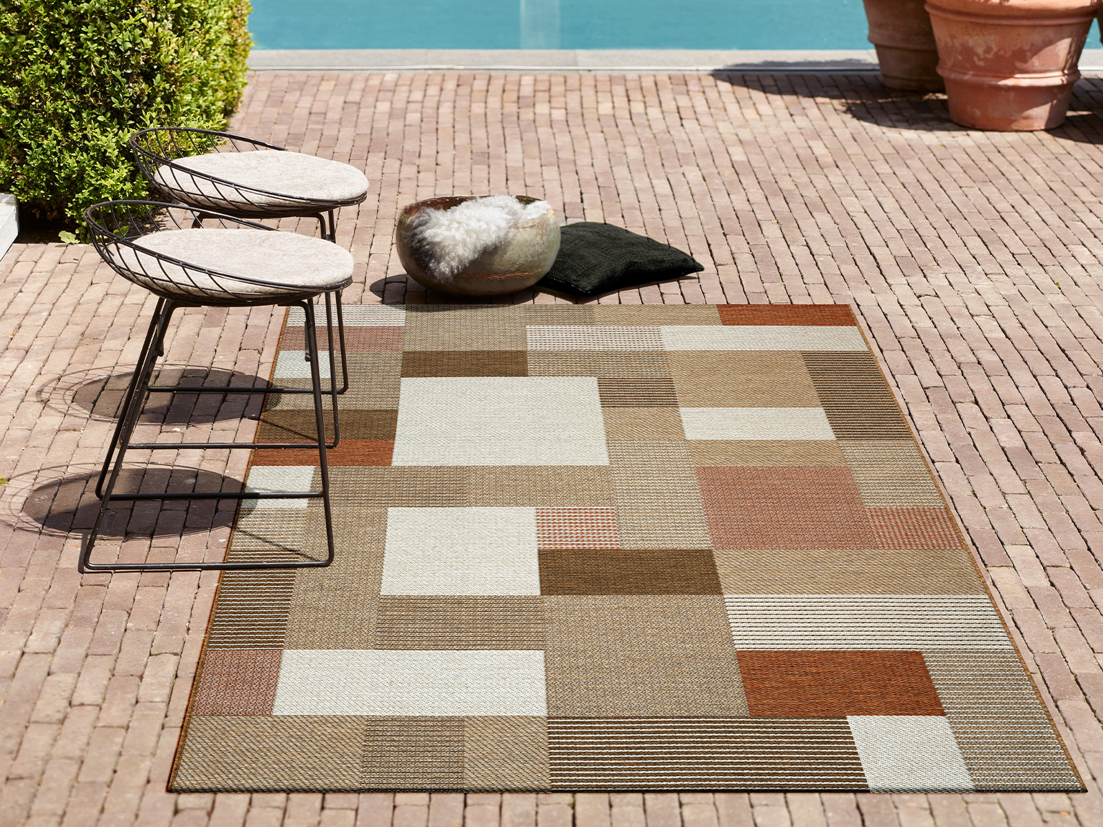 Webteppich Brighton Indoor Outdoor Beige Naturtoene 09370118