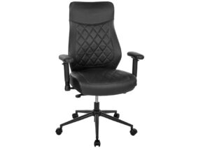 Buerostuhl Chefsessel Microfaser Schwarz 14220111