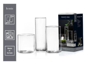 Ritzenhoff Breker Glasvasen Windlicht 3 Teiliges Set Leonie Glas 06010230 01
