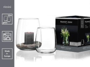 Ritzenhoff Breker Vase Windlicht Rimini Glas 06010230