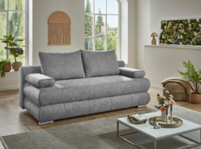 Schlafsofa Funktionssofa Bezug Silber 12980380
