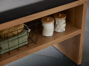 Badmoebel Cuneo Eiche Braun Interliving Badserie Sitzbank 7751 71770002 01