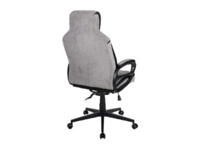 Buerodrehstuhl Chefsessel Grau Schwarz Mit Wippfunktion Belastbar Bis 110kg 422 0124