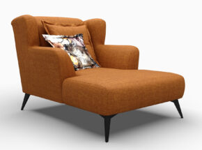 Love Seat Polstermoebel Sessel Bezug Tessuto Gelb 08640129 02