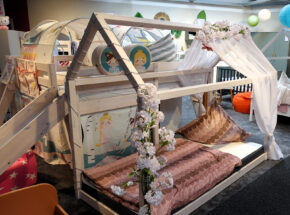 Flexa Kinderbett Cottage als Einzelbett mit niedrigem Einstieg