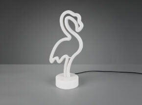 LED Tischleuchte Flamingo weiss