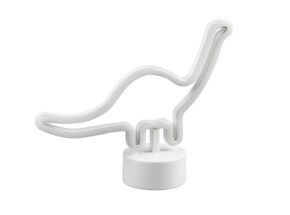 LED Tischleuchte Dinosaurier weiss