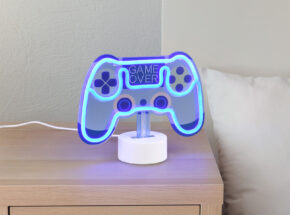 LED Tischleuchte Controller in blau