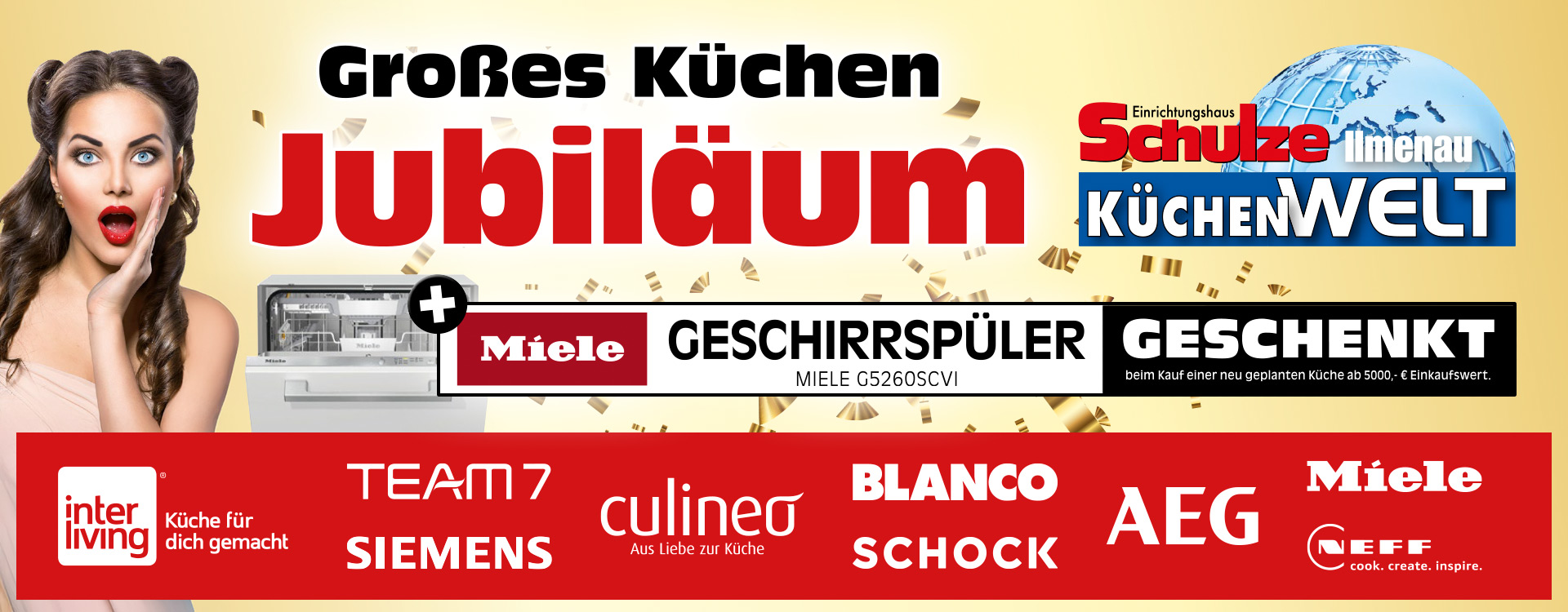 Schulze Küchenwelt großes Küchenjubiläum in Ilmenau