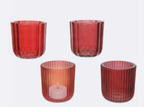 Teelichthalter Aus Rotem Glas 06940241 07 333489929