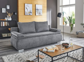 Graues Schlaf Funktions Sofa 12980332 1