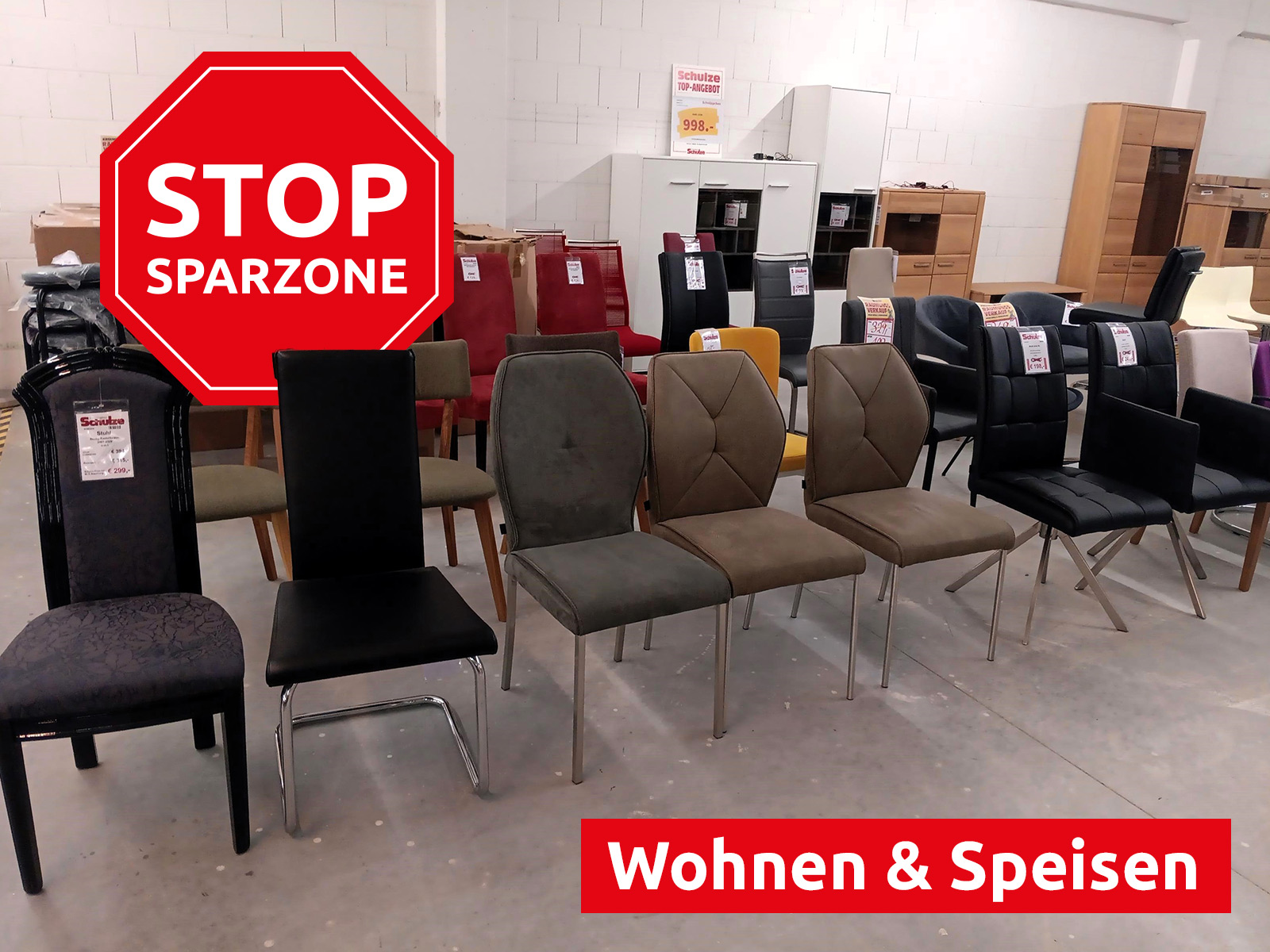 Stop Sparzone Wohnen & Speisen
