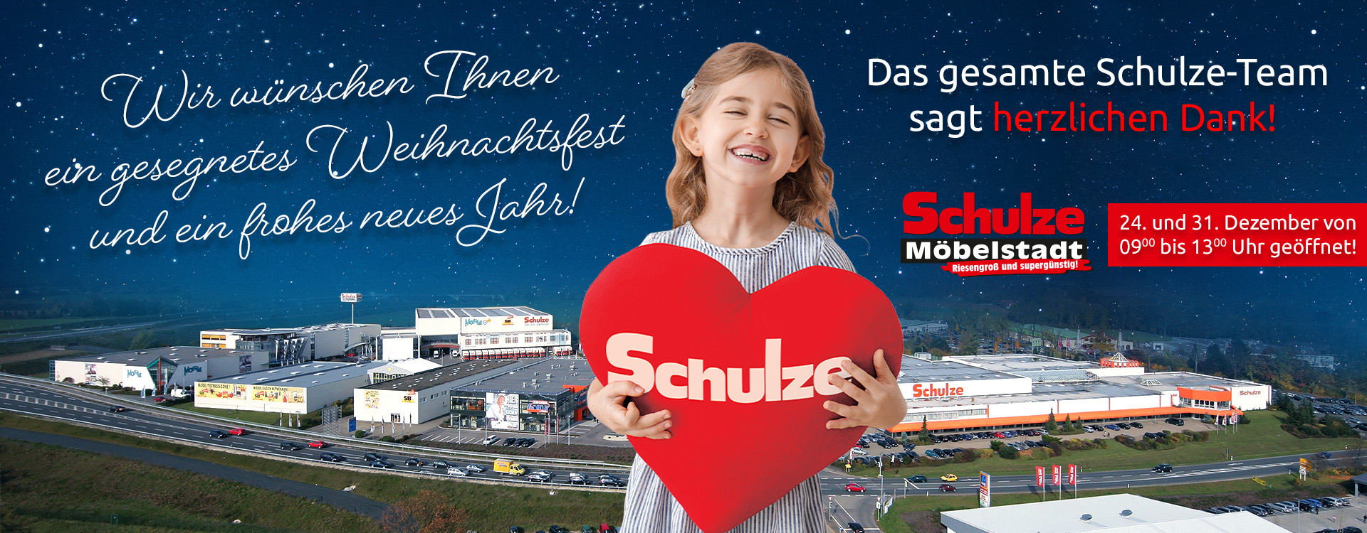 Wir wünschen Ihnen und Ihrer Familie ein gesegnetes Weihnachtsfest und ein frohes neues Jahr.