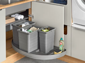 Abfallsystem Im Schrankkarussell Von Interliving Hauswirtschaftsraum 3087 M9972