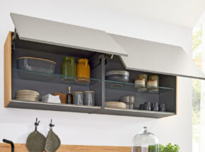 Lifthaengeschrank Der Interliving Kueche 3086 U Kueche Mit Haengern In Platingrau M99721301040