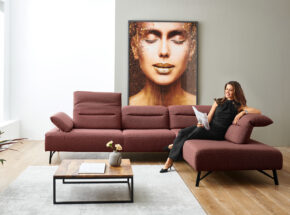Himolla Polstergarnitur Ecksofa Mit Bezug Stoff Q2 Farbe Rustica Arena 02180184