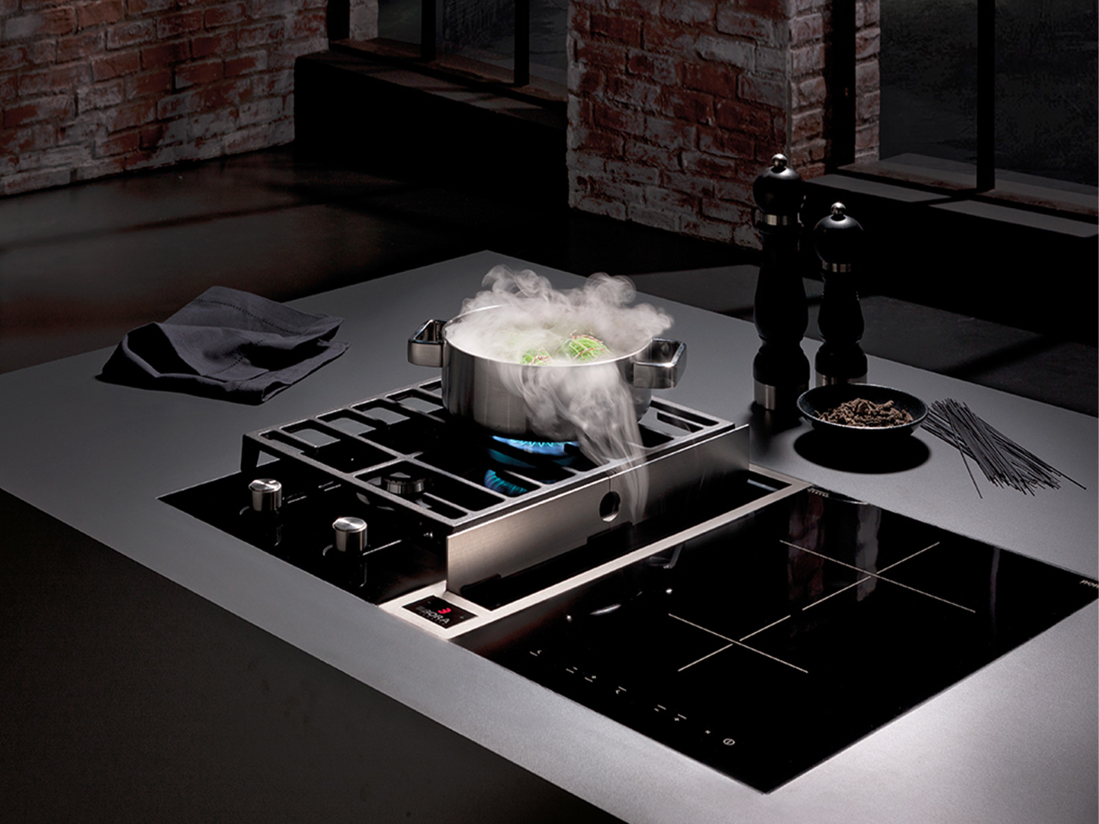 Kombination Bora Classic Gas Glaskeramik Kochfeld Cg11 Und Hyper Glaskeramik Kochfeld Jeweils Mit 2 Kochzonen 15470011