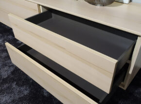 2 Schubladen Rechtes Vom Tv Board Von Varianta Wohnwand Voice Farbe Kristallbuche 04010031 01