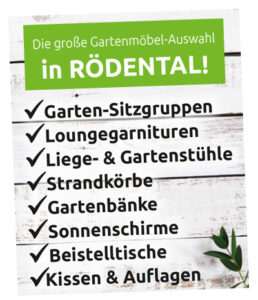 Die Grosse Gartenmoebelauswahl In Roedental