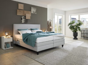 Ruf Motor Boxspringbett Movida Mit Elektrischer Verstellung Liegeflaeche Zirka 180x200cm In Grundstellung 03160065 1