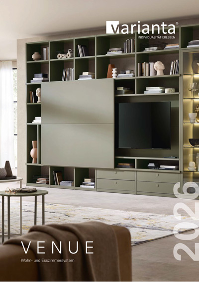 Varianta Venue Wohnzimmer Esszimmer System Prospekt 2026