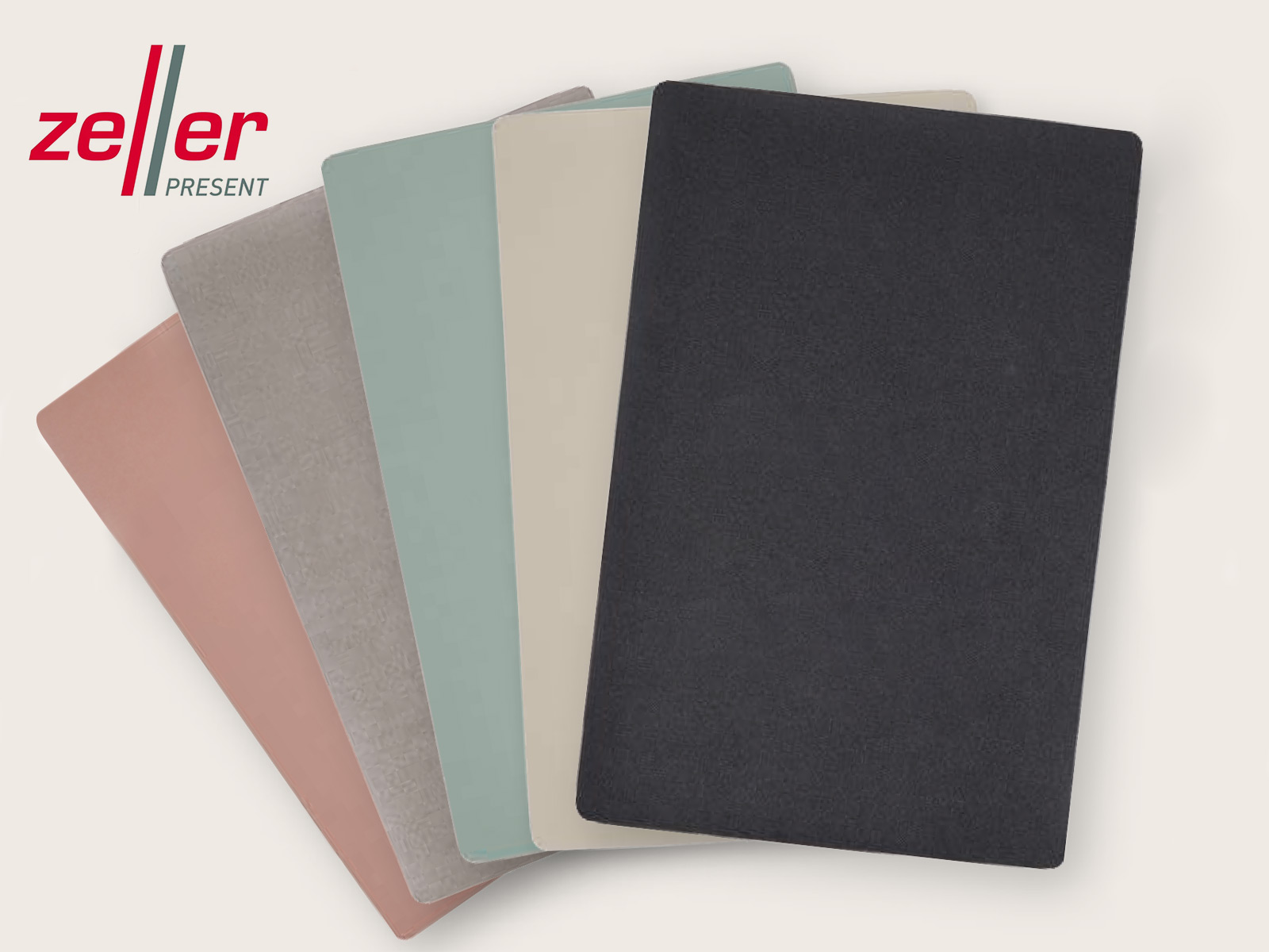 5x Zeller Platzset Kunstleder Veschiedende Farben 11240158