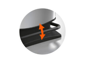 Innenring Zum Leichten Muellbeutelmessen Vom Rotho Paso Treteimer Muelleimer Kunststoff 62840029