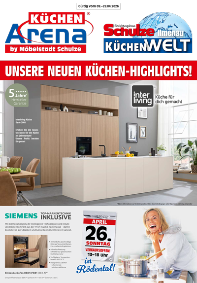Kuechenarena Und Kuechenwelt Unsere Neuen Kuechen Highlights Prospekt