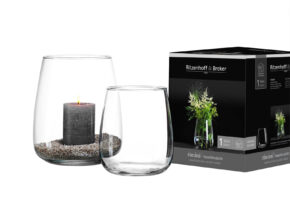 Ritzenhoff Breker Vase Windlicht Rimini Glas Klar 06010230