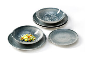 Ritzenhoff Und Breker Geschirr Grana Steinoptik Farbe Gruen Graublau Mit Je 4 Dessertteller Suppenteller Und Speiseteller 06010260