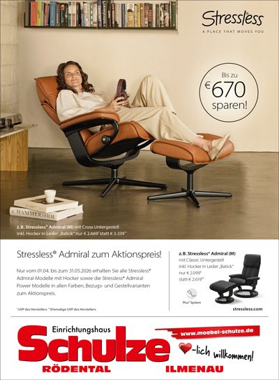 Stressless Admiral Zum Aktionspreis Bis 31 Mai 2026