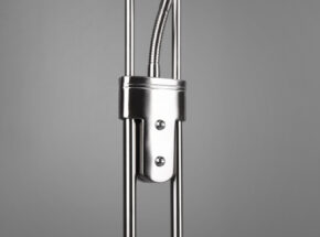 2getrennte Schalter Von Reality Leuchten R40073507 Led Stehleuchte Orson Fuer Deckenfluter Und Lesearm Nickel Matt 45230222 01
