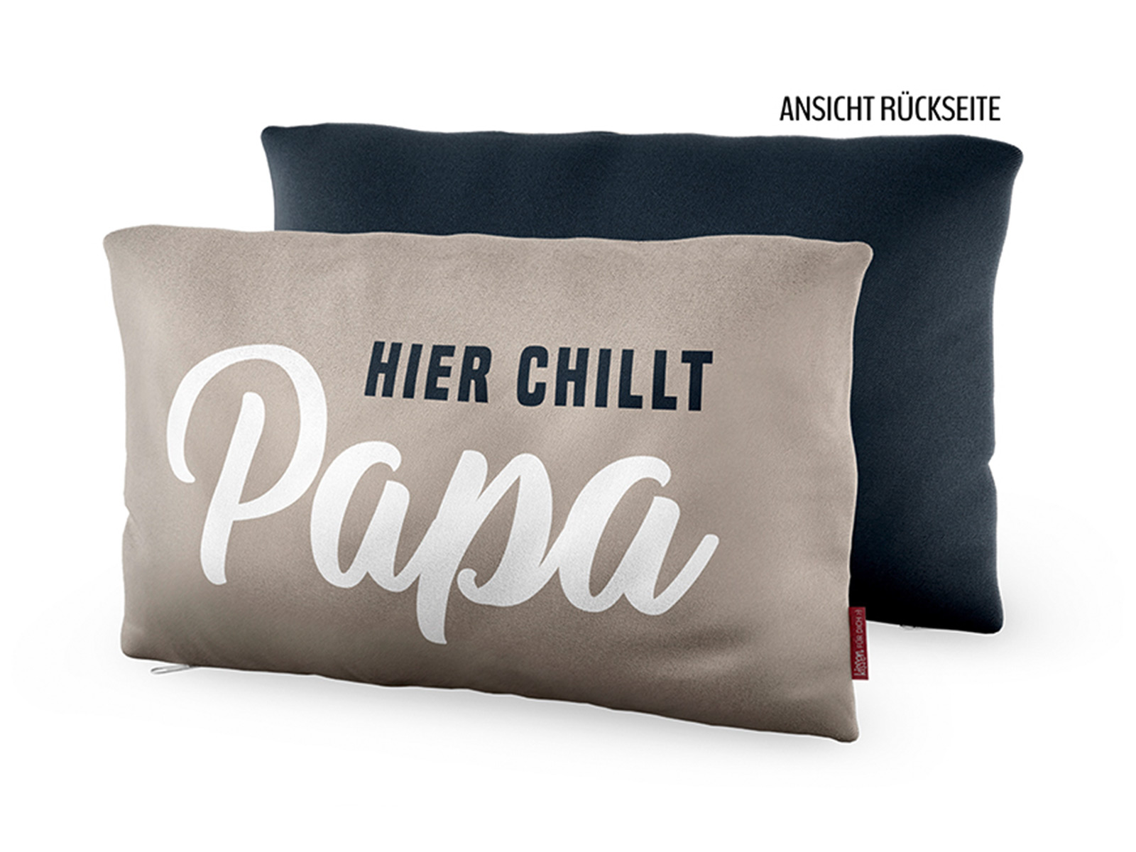 Artikel 396755 Geschenk Fuer Dich Kissen Mit Aufschirft Hier Chillt Papa Zirka 25x40cm 63730380