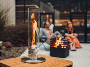Hoefats Tischfeuer Spin Silber Mit Feuerwirbel Spin 00691 6419000