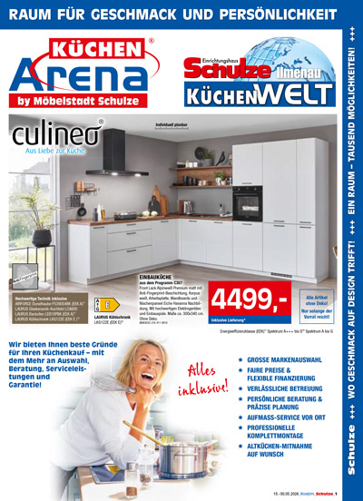 Kuechen Arena Roedental Kuechenwelt Ilmenau Raum Fuer Geschmack Und Persoenlichkeit Prospekt
