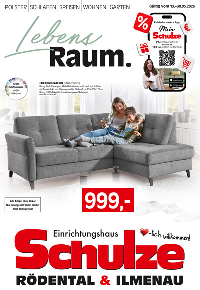 Lebensraum Einrichtungshaus Schulze Prospekt
