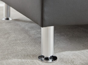 Metallfuss Alufarbig Von Modulmaster Polstergarnitur Echt Leder Farbe Anthrazit 13840073